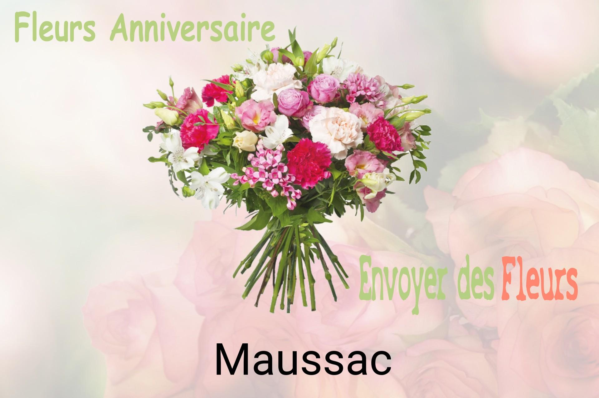 Bouquet de fleurs d’anniversaire livré à Maussac